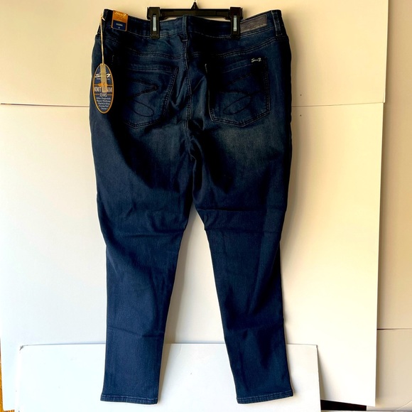 Seven7 Denim Women's  Demin Blue Leggings Skinny Jeans Stretch Pants, Sz 22 - Picture 2 of 12